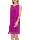 VINCE CAMUTO Sleeveless Embroidered Shift Dress,0400099210855