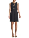 DEREK LAM GROMMET SHEATH DRESS,0400098861533