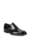 TO BOOT NEW YORK MEN'S MEN'S BERGAMO CAP-TOE LEATHER OXFORDS,0400098943903