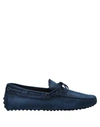 Tod's Loafers In Slate Blue