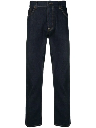 Prada Regular-fit Straight-leg Jeans In Nero