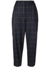NINE IN THE MORNING check tapered trousers
