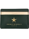 Preciously Star Embellished Cardholder - Green In Green