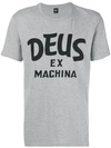 DEUS EX MACHINA DEUS EX MACHINA LOGO PRINT T-SHIRT - GREY