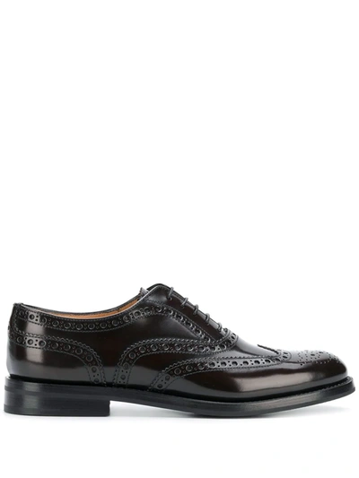 Church's Burwood 7 W Oxford 牛津鞋 In F0aab Black