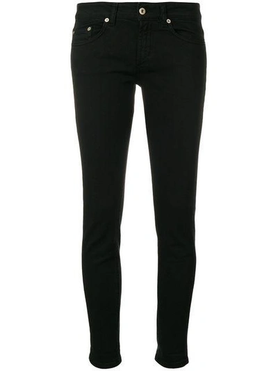 Dondup Classic Skinny-fit Jeans In Black