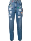 HISTORY REPEATS PATCHWORK SKINNY JEANS