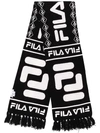 FILA logo pattern scarf 