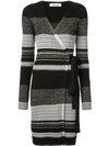 DIANE VON FURSTENBERG KNITTED WRAP DRESS