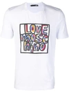 LOVE MOSCHINO LOVE MOSCHINO PRINTED T-SHIRT - WHITE