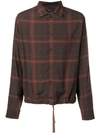 QASIMI QASIMI BACK PRINT SHIRT - BROWN