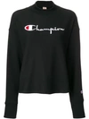CHAMPION logo print sweatshirt