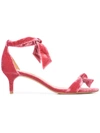 ALEXANDRE BIRMAN ALEXANDRE BIRMAN RIBBON DETAIL SANDALS - PINK