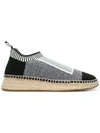 ALEXANDER WANG DYLAN LOW COMBO KNIT trainers