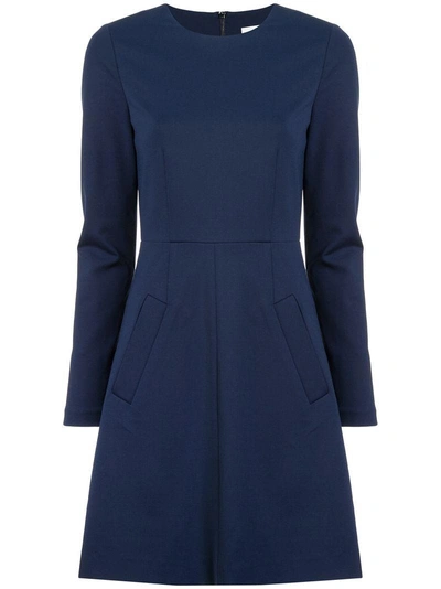 Diane Von Furstenberg Shift Dress In Blue