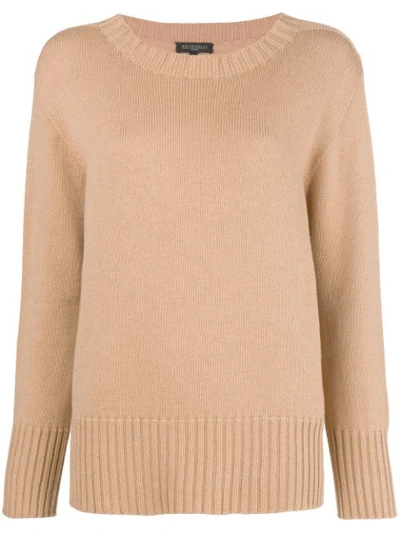 Antonelli Loose Fitted Sweater In Neutrals