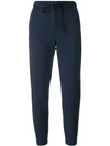 SEMICOUTURE SEMICOUTURE CROPPED TROUSERS - BLUE