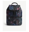 TED BAKER Tropical-print shell backpack