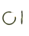 CULT GAIA Malachite Hoop Earrings,30002AC-MALACHITE