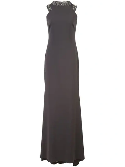 Badgley Mischka Eg2483 Charcoal  Natural (veg)->cotton In Brown