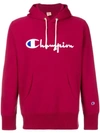 CHAMPION EMBROIDERED LOGO HOODIE