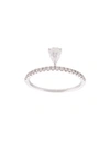 ANITA KO ANITA KO DROP CRYSTAL RING - GREY