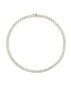 ADRIANA ORSINI 18K-GOLD-PLATED & CUBIC ZIRCONIA ALL-AROUND NECKLACE,400099285846