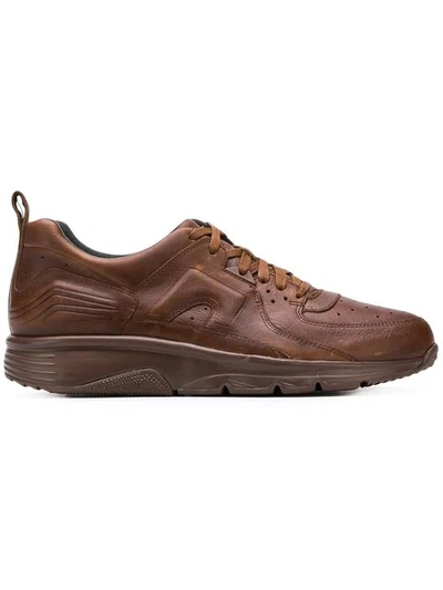 Camper Drift Lace-up Trainers In Brown