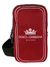 DOLCE & GABBANA LOGO PRINT SHOULDER BAG,10676373