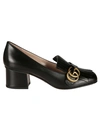 GUCCI SUEDE MID-HEEL PUMPS,10676434