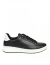 PHILIPP PLEIN SNEAKERS "LO-TOP ORIGINAL" IN BLACK LEATHER,10675929