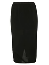 RICK OWENS RUCHED SKIRT,10676661