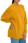 Isabel Marant Idol Mohair-blend Sweater In Yellow