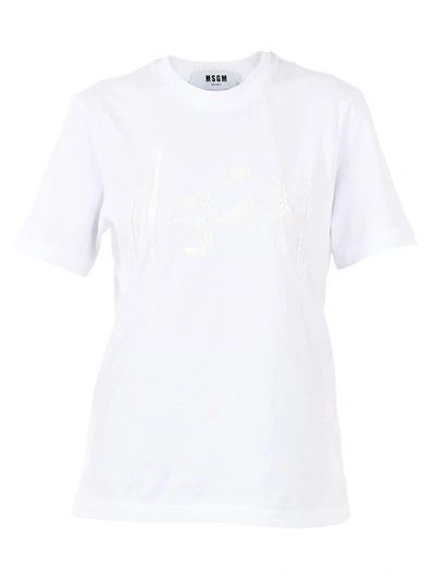 Msgm T-shirt In White