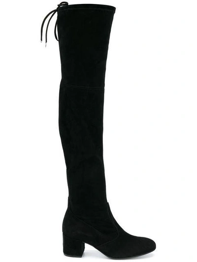 Hogl Over The Knee Boots In Black