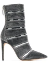 Alexandre Birman Metallic Pvc Sommer Boot In Grey