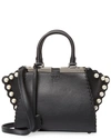 FENDI MINI 3JOURS EMBELLISHED LEATHER SATCHEL,1000084336988