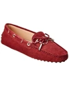 TOD'S GOMMINO SUEDE DRIVING MOCCASIN
