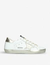 GOLDEN GOOSE SUPERSTAR E37 SPARKLE LEATHER TRAINERS,99093884