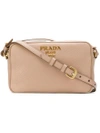 PRADA PRADA LOGO CROSSBODY CAMERA BAG - NUDE & NEUTRALS