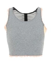 SÀPOPA SÀPOPA MANDY TOP WOMAN TOP GREY SIZE XS NYLON, ELASTANE, POLYESTER,12225365PO 5