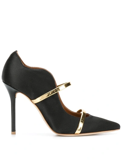 Malone Souliers Maureen 70 Mules In Nappa Leather In Animal Print