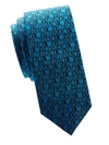 VERSACE Logo Silk Tie,0400099209738