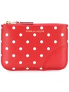 Comme Des Garçons Wallet Polka Dot Wallet - Red In Red