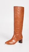 Loeffler Randall Gia Tall Boots In Cognac