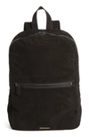 COMMON PROJECTS SUEDE BACKPACK - BLACK,9112