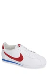 Nike White Cortez Leather Sneakers In Multi