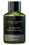 The Art Of Shaving Pre-shave Oil, Unscented In Unscented