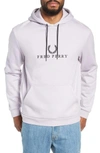 FRED PERRY EMBROIDERED HOODIE,J4507