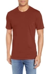 James Perse Crewneck Jersey T-shirt In Cherrywood